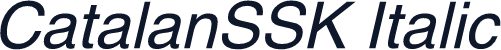 CatalanSSK Italic