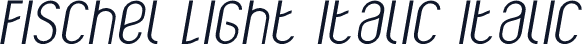 Fischel Light Italic Italic