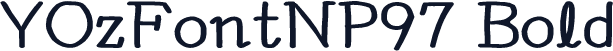 YOzFontNP97 Bold