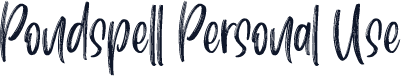 Pondspell Personal Use