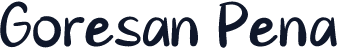Goresan Pena