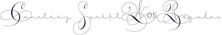 Courtesy Script W05 Regular