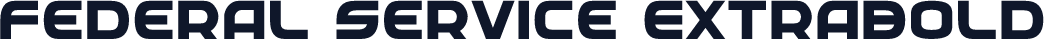 Federal Service ExtraBold