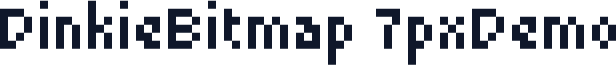 DinkieBitmap 7pxDemo