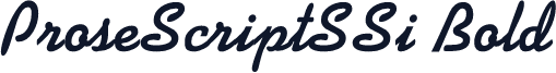ProseScriptSSi Bold