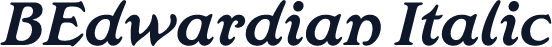 BEdwardian Italic