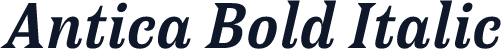 Antica Bold Italic