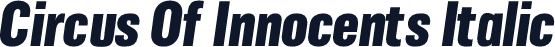 Circus Of Innocents Italic
