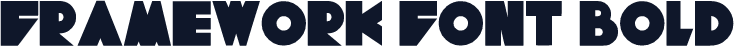 framework font bold