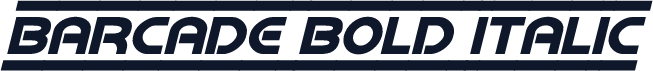 Barcade Bold Italic
