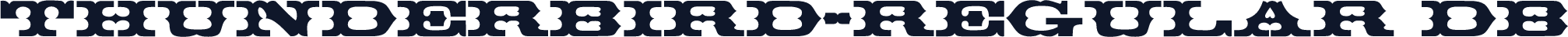 Thunderbird-Regular DB