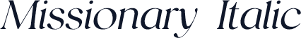 Missionary Italic