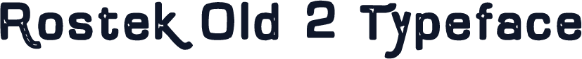 Rostek Old 2 Typeface