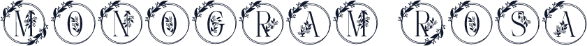 Monogram Rosa