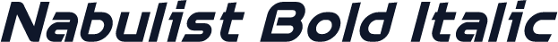 Nabulist Bold Italic