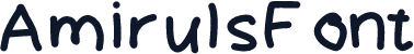 AmirulsFont