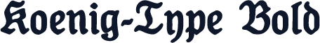 Koenig-Type Bold