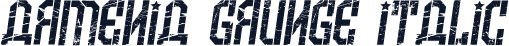 Armenia Grunge Italic