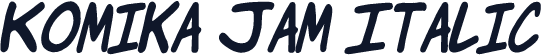 Komika Jam Italic