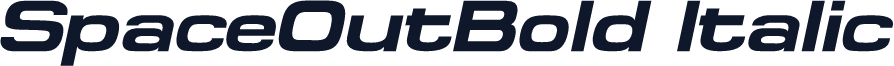 SpaceOutBold Italic