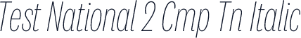 Test National 2 Cmp Tn Italic