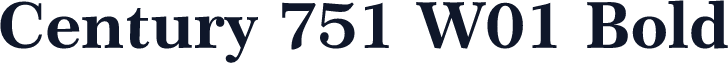 Century 751 W01 Bold