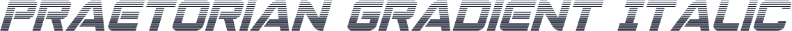 Praetorian Gradient Italic