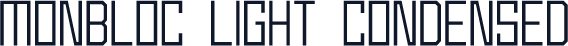 Monbloc Light Condensed