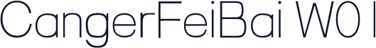 CangerFeiBai W01