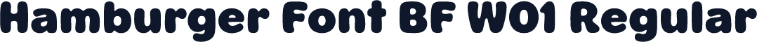 Hamburger Font BF W01 Regular