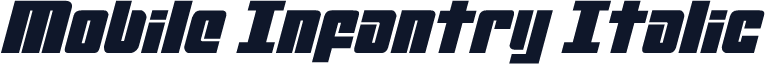 Mobile Infantry Italic