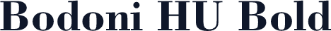 Bodoni HU Bold