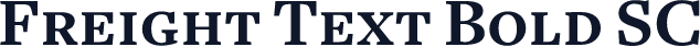 Freight Text Bold SC