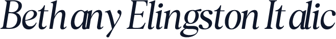 Bethany Elingston Italic
