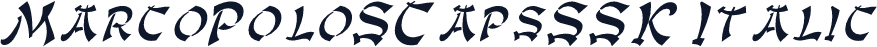 MarcoPoloSCapsSSK Italic