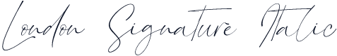 London Signature Italic