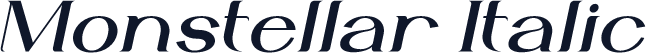 Monstellar Italic
