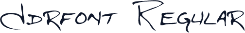 Jdrfont Regular