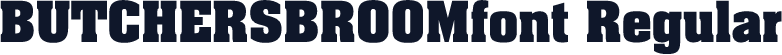 BUTCHERSBROOMfont Regular