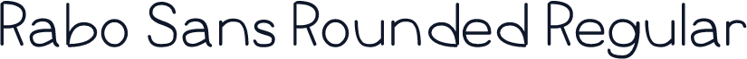 Rabo Sans Rounded Regular
