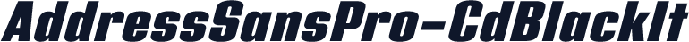 AddressSansPro-CdBlackIt