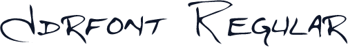 Jdrfont Regular