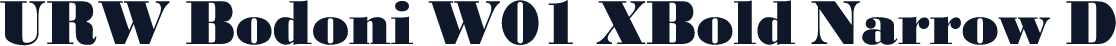 URW Bodoni W01 XBold Narrow D