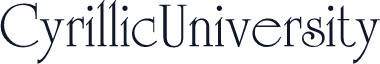 CyrillicUniversity