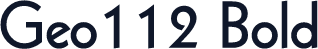 Geo112 Bold