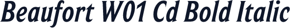 Beaufort W01 Cd Bold Italic