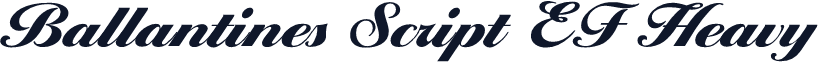 Ballantines Script EF Heavy
