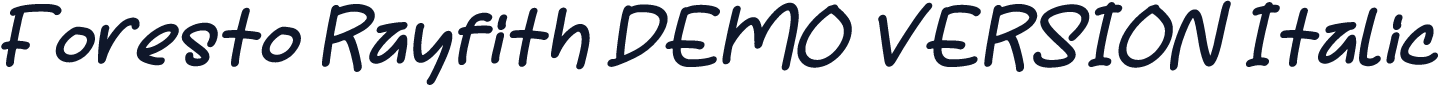 Foresto Rayfith DEMO VERSION Italic