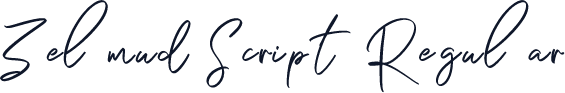 Zelmud Script Regular