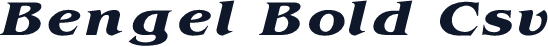 Bengel Bold Csv